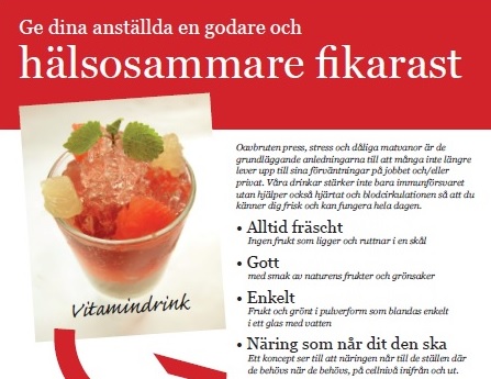 Hälsosammare fikaraster för företag